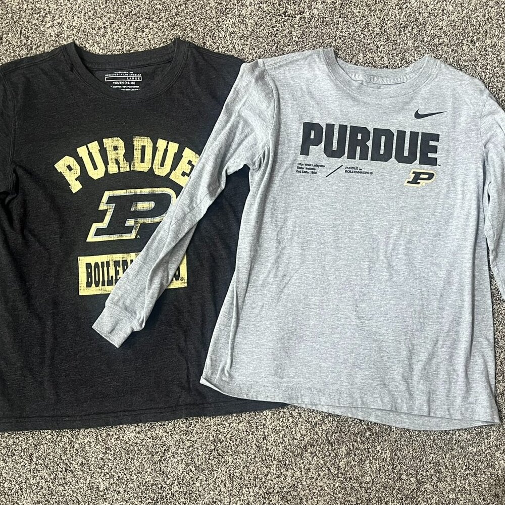 Boys Purdue t-shirts (Youth L) - two shirts
